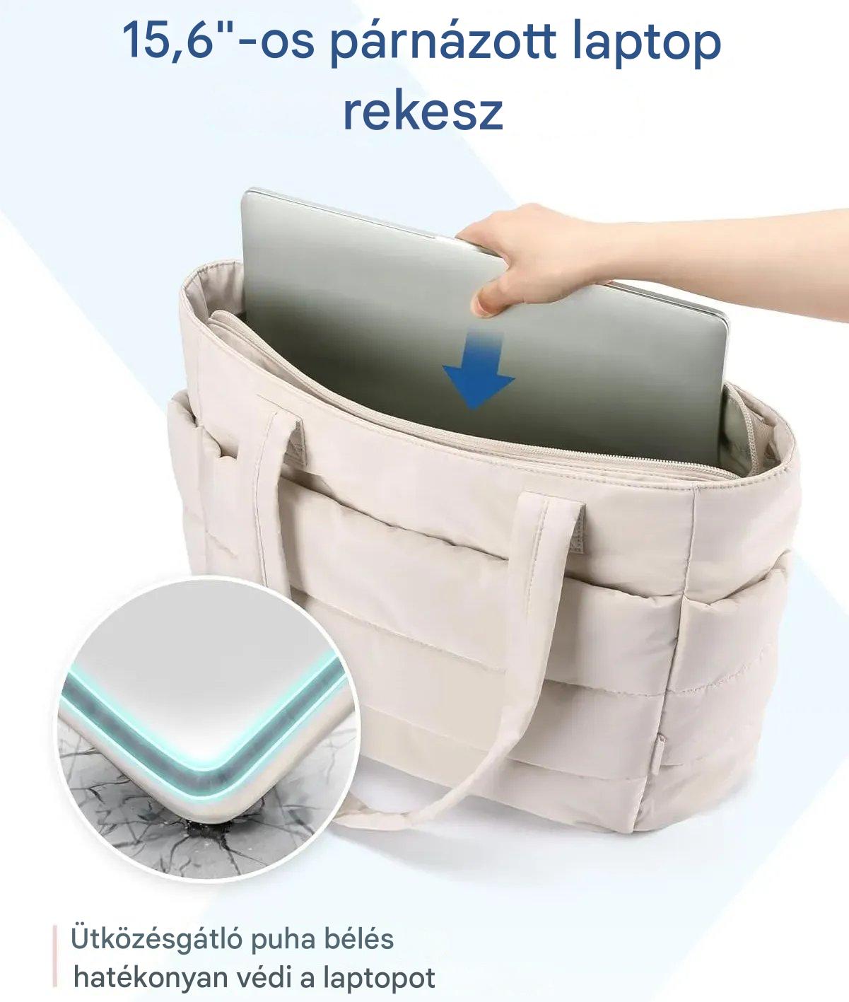 Puff Tote™ Könnyű, bolyhos táska