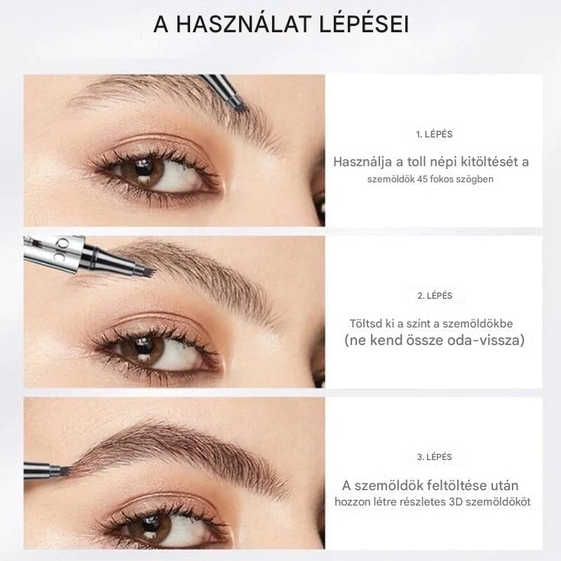 QIC Eyebrow™️ 3D vízálló szemöldökceruza