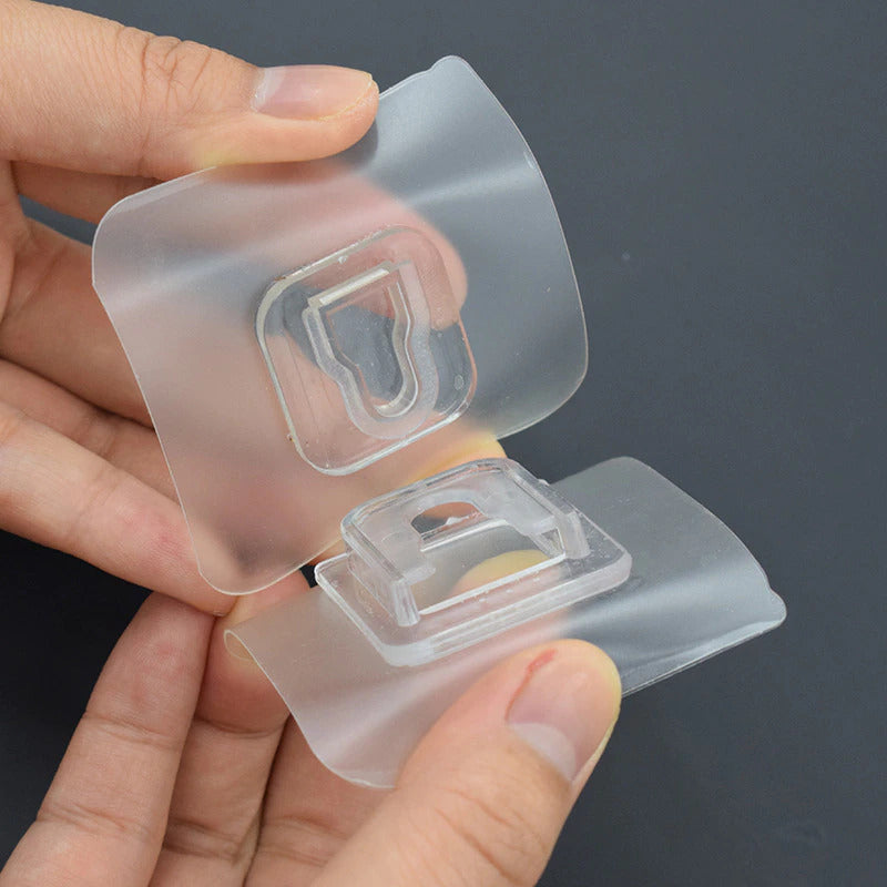 SecureGrip Duo™️ 10 db dupla rögzítő tartó készlet akril ragasztóval