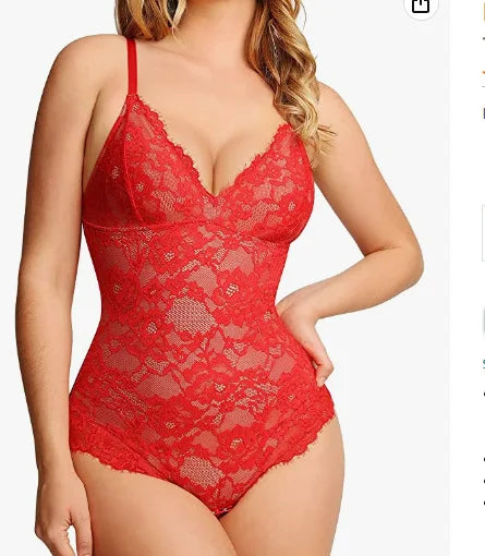 Francesca Colletta™ Csipke bodysuit