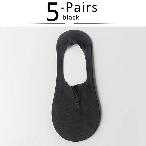 Silk Serene™ Átlátszó csúszásmentes zokni