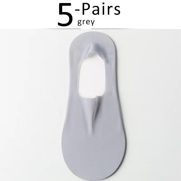 Silk Serene™ Átlátszó csúszásmentes zokni