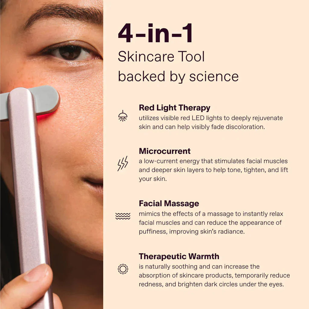 SkinWave Pro+™️ EMS vörös fényterápiás bőrápoló készülék