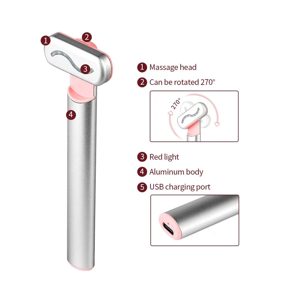 SkinWave Pro+™️ EMS vörös fényterápiás bőrápoló készülék