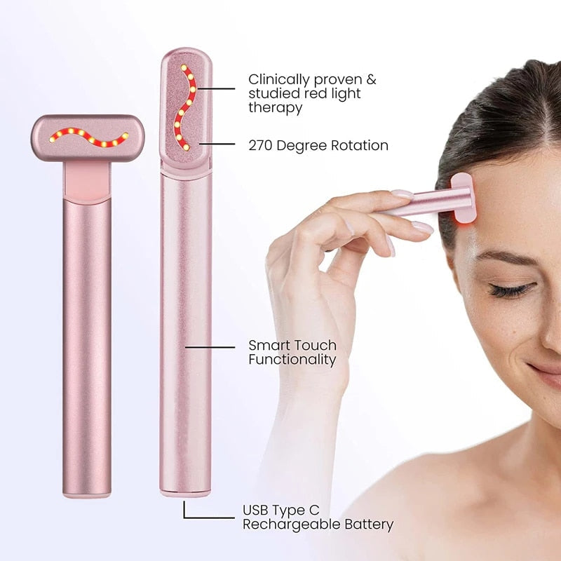 SkinWave Pro+™️ EMS vörös fényterápiás bőrápoló készülék