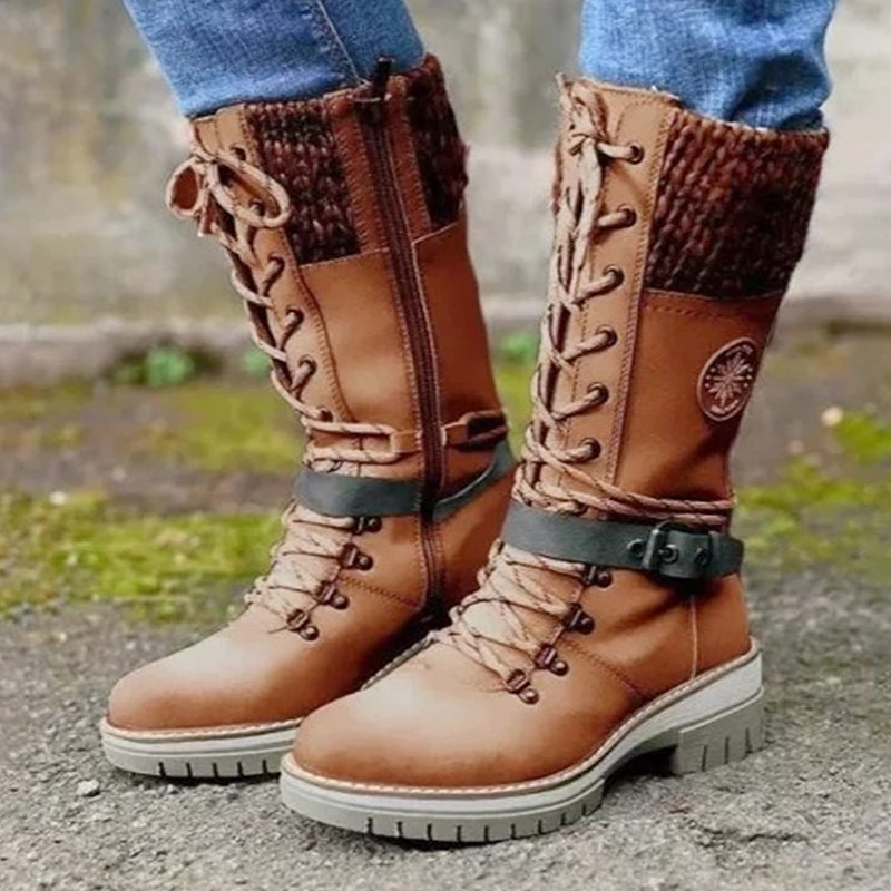 SnowChic™ Női vízálló térd magas hóbakancs