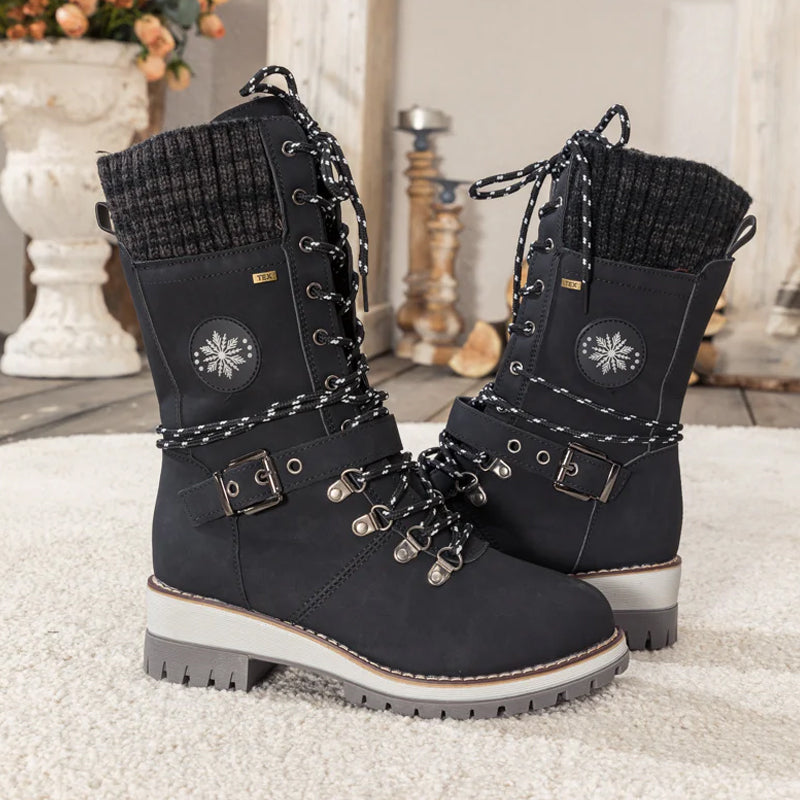 SnowChic™ Női vízálló térd magas hóbakancs