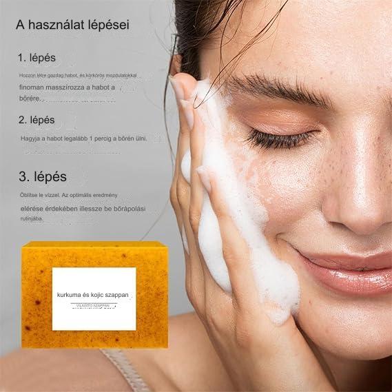 Turmeri Glow™ Szappan kojinsavval és kurkumával