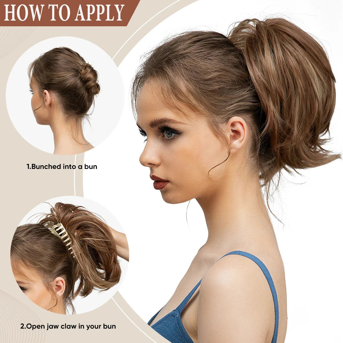 UpKnot™ Hajcsipesz hajcsipesszel