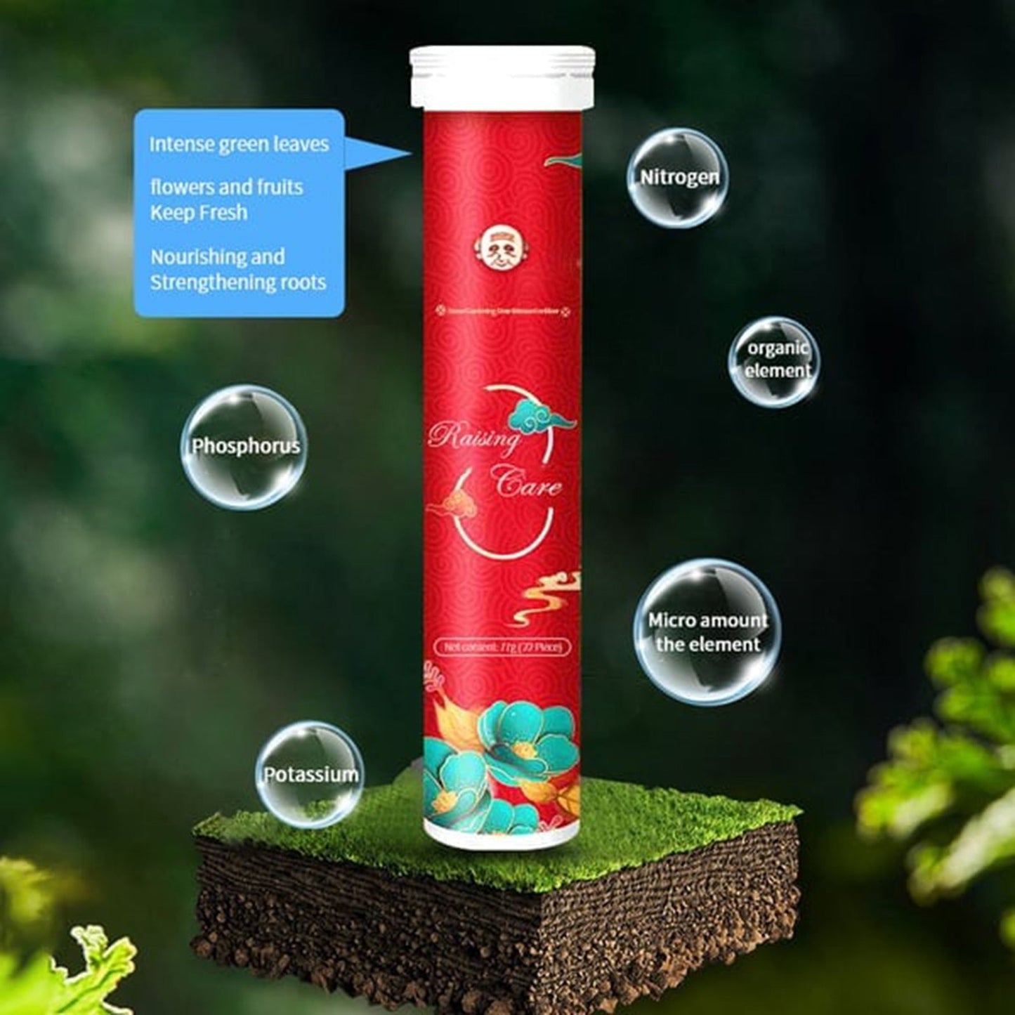 VegiBloom+™ Természetes tabletták növénytermesztéshez