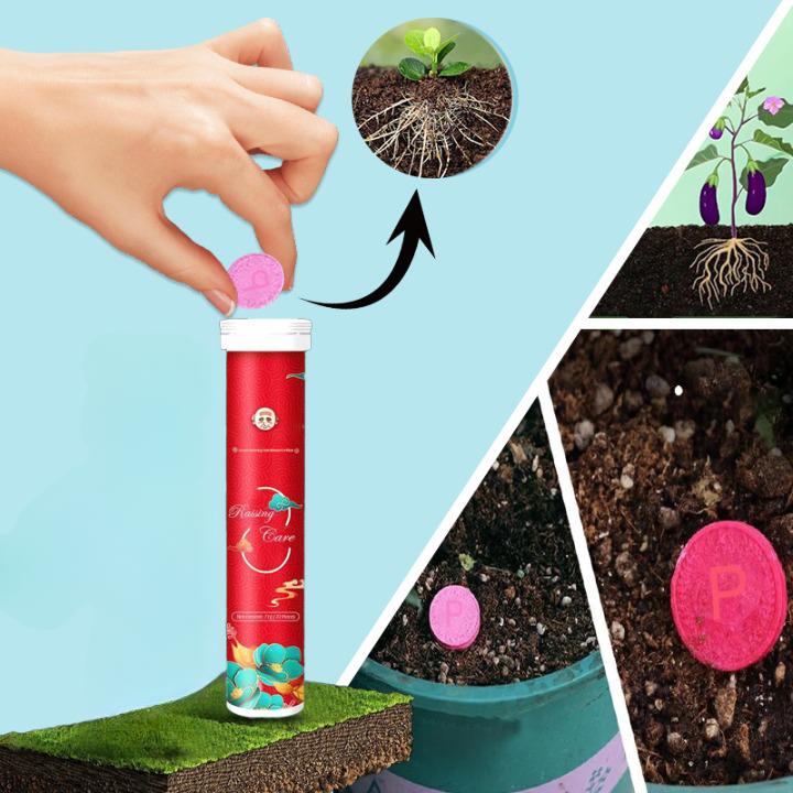 VegiBloom+™ Természetes tabletták növénytermesztéshez