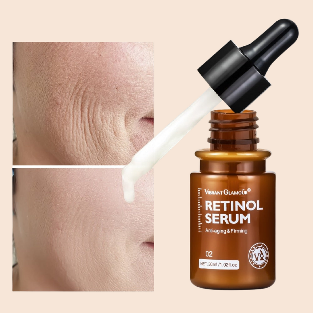 Vibrant Glamour+™ Retinol anti-aging szérum | Nincs többé ránc és egyenetlen bőr