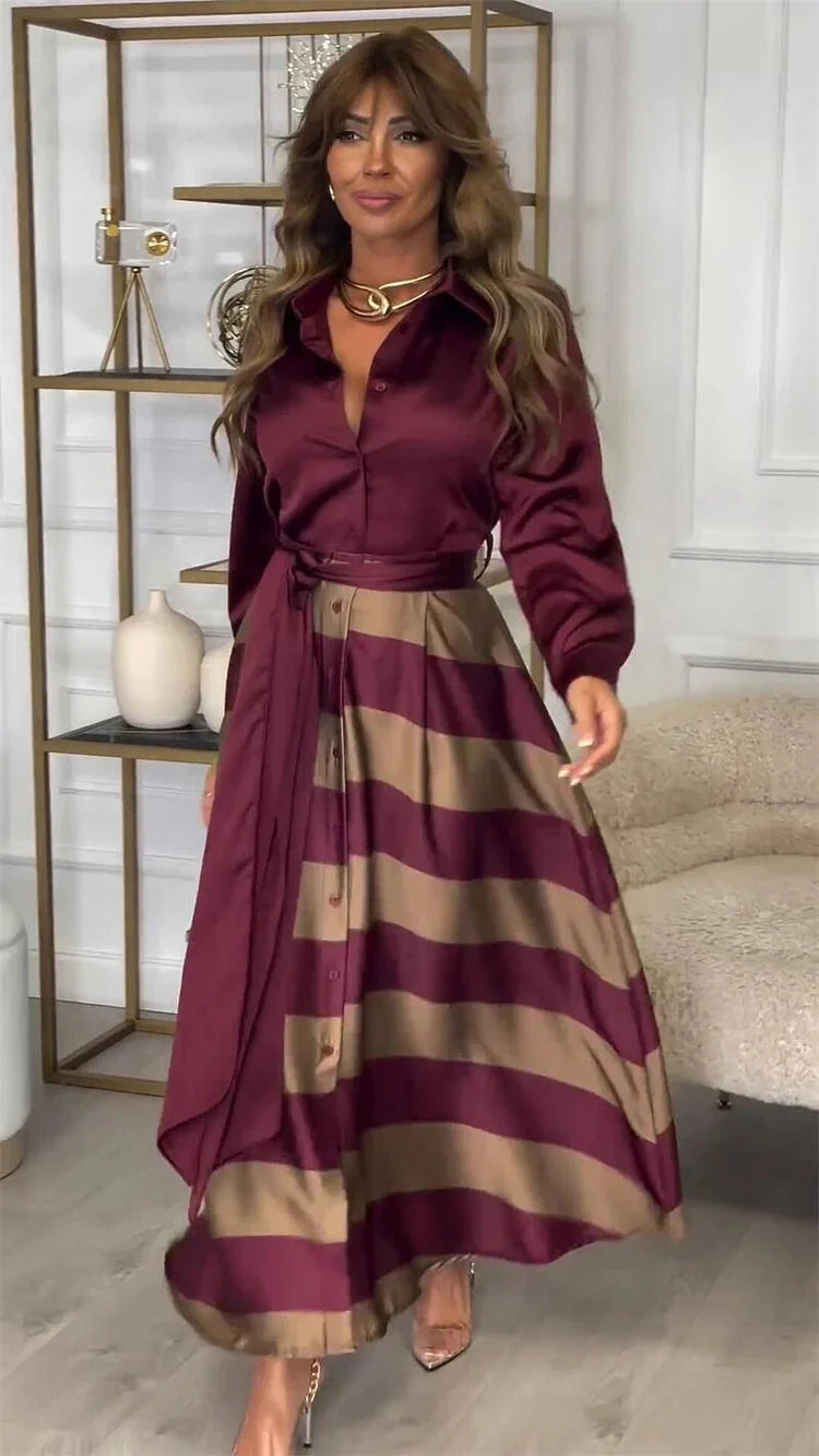 Wanda Cutino™ Elegáns hosszú női ruha