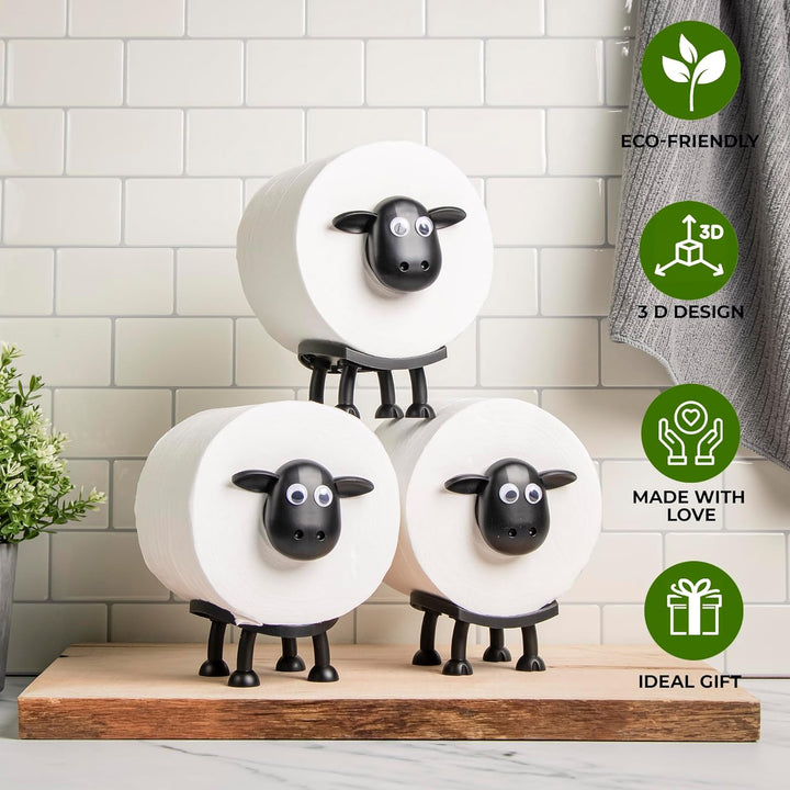 Woolique™ WC-papír tartó birkával