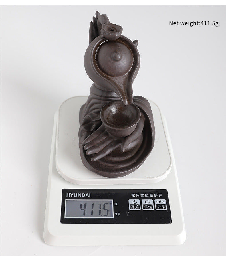 ZenFlow+™ Kézi teáskanna Buddha aromaterápia | Frissítse fel terét dekorációnkkal!