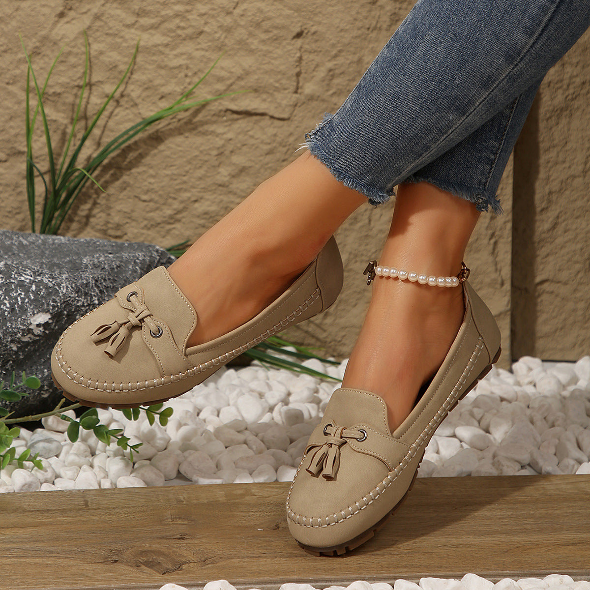 Zoe Garofano™ Női kényelmes vintage loafers