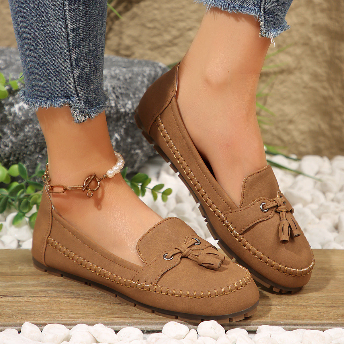 Zoe Garofano™ Női kényelmes vintage loafers