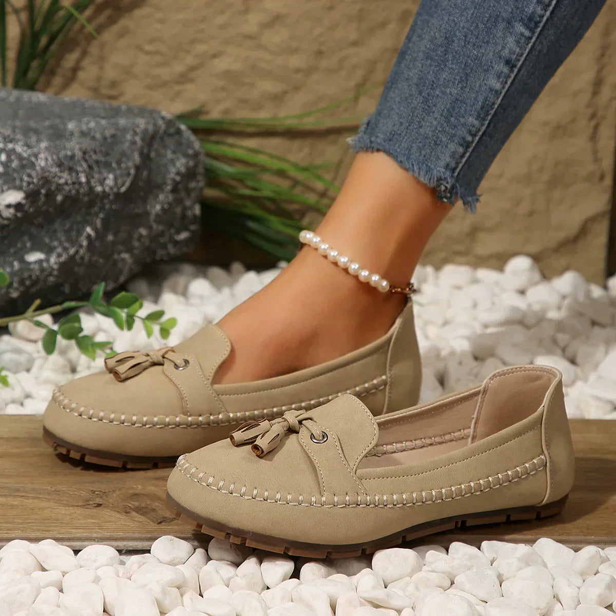 Zoe Garofano™ Női kényelmes vintage loafers