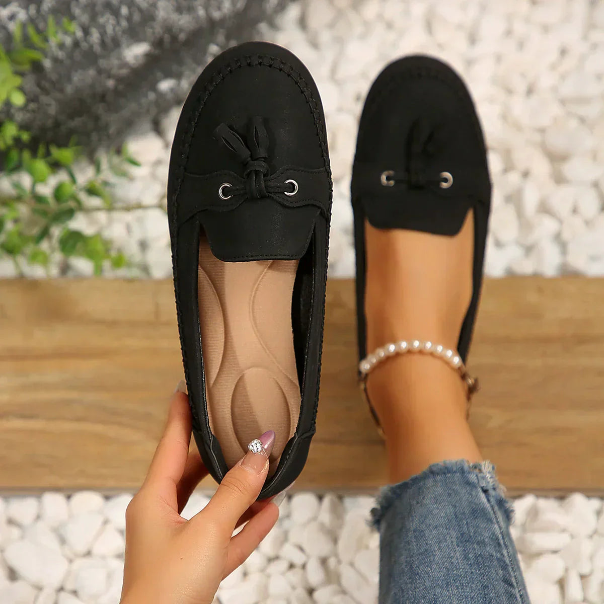 Zoe Garofano™ Női kényelmes vintage loafers