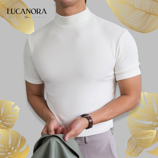 Bruno Bonito™ Slim fit férfi, magas nyakú póló