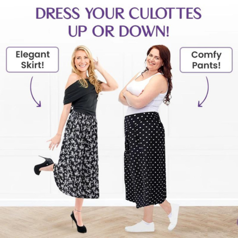 CurvyCharm™ Stretch nadrág széles szárral