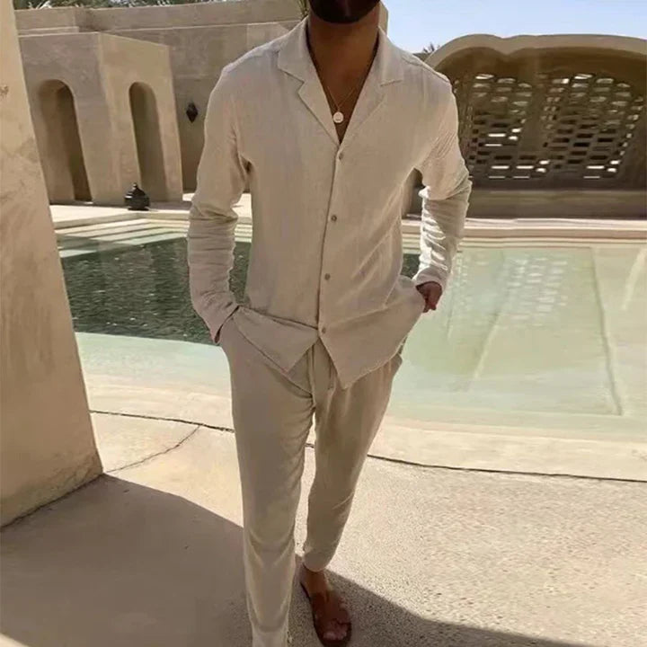 Maurizio Cavalli™ Casual kétrészes pamutvászon szett