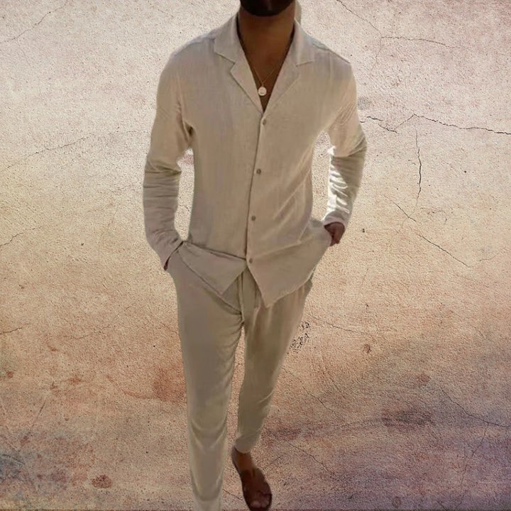 Maurizio Cavalli™ Casual kétrészes pamutvászon szett