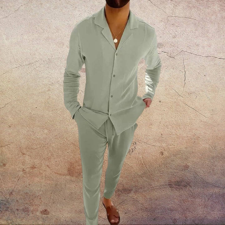 Maurizio Cavalli™ Casual kétrészes pamutvászon szett