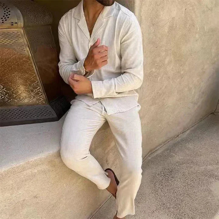 Maurizio Cavalli™ Casual kétrészes pamutvászon szett