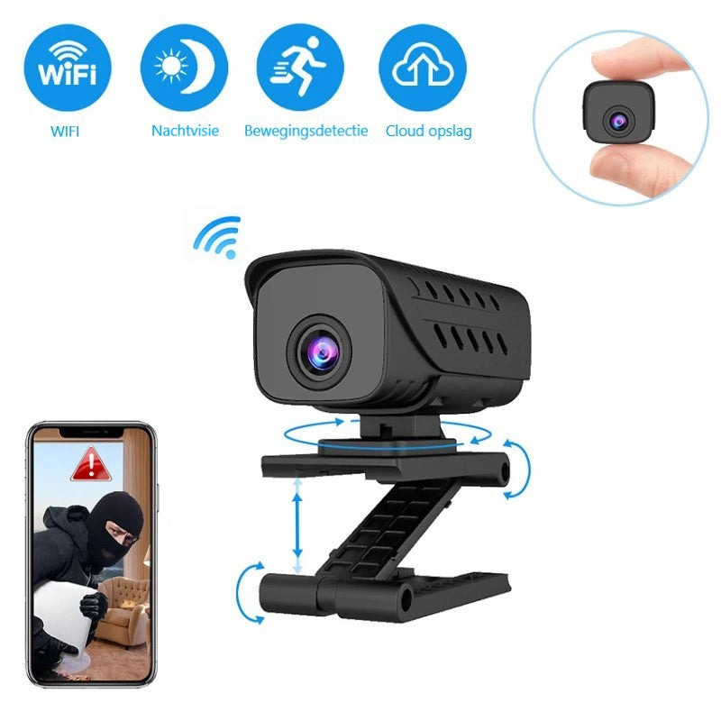 SecurCam Mini 2.0™ WIFI 1080P Full HD vezeték nélküli biztonsági kamera